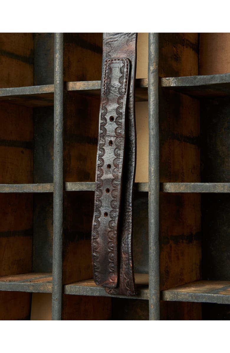 Fortela Trinity Leather Belt, Alternate, color, Cuoio