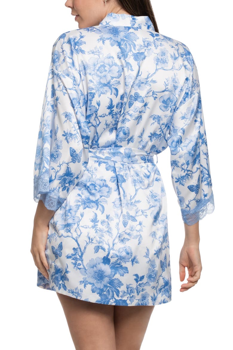 Molleigh Toile Print Satin Wrap, Alternate, color, IVORY
