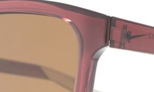 Nike 53mm Stint Rectangle Sunglasses In Pueblo Brown