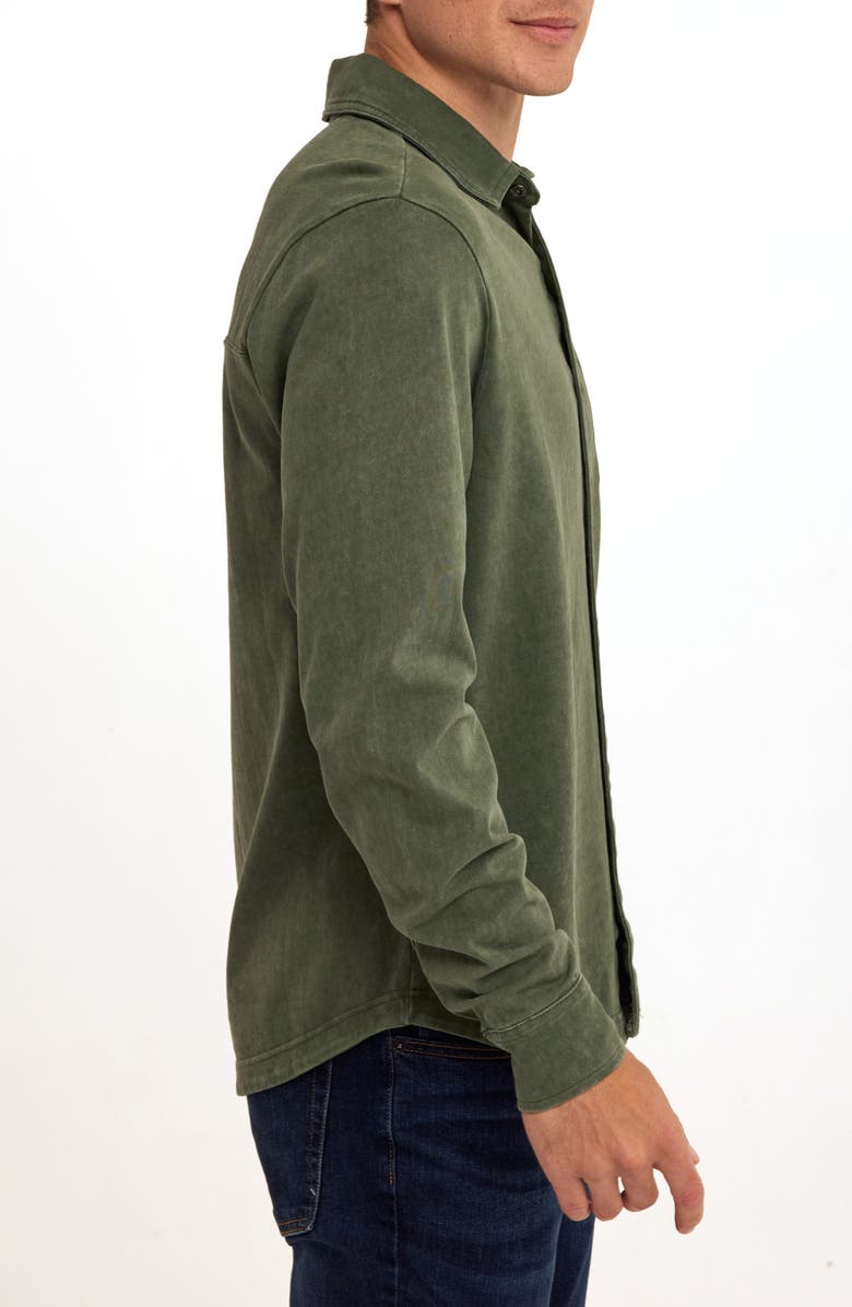 Threads 4 Thought Dorain Mineral Wash Knit Button-Up Shirt, Alternate, color, Seagrass