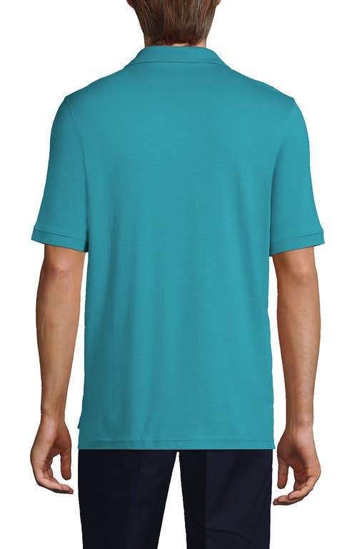 LANDS' END LANDS' END SCHOOL UNIFORM LONG SLEEVE INTERLOCK POLO SHIRT