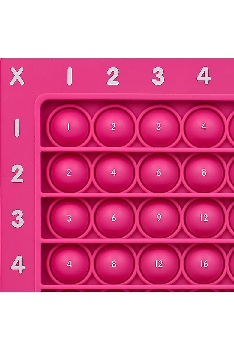 Multiplication Pop and Learn Bubble Board, Alternate, color, Multicolored