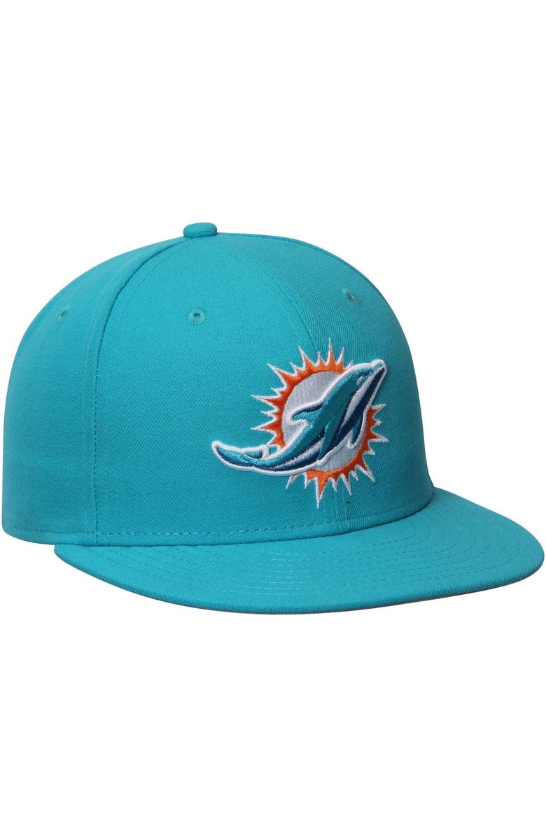 New Era NWE DOL AQUA NFL OMAHA 59FIFTY HATMENFIT, Alternate, color, Aqua