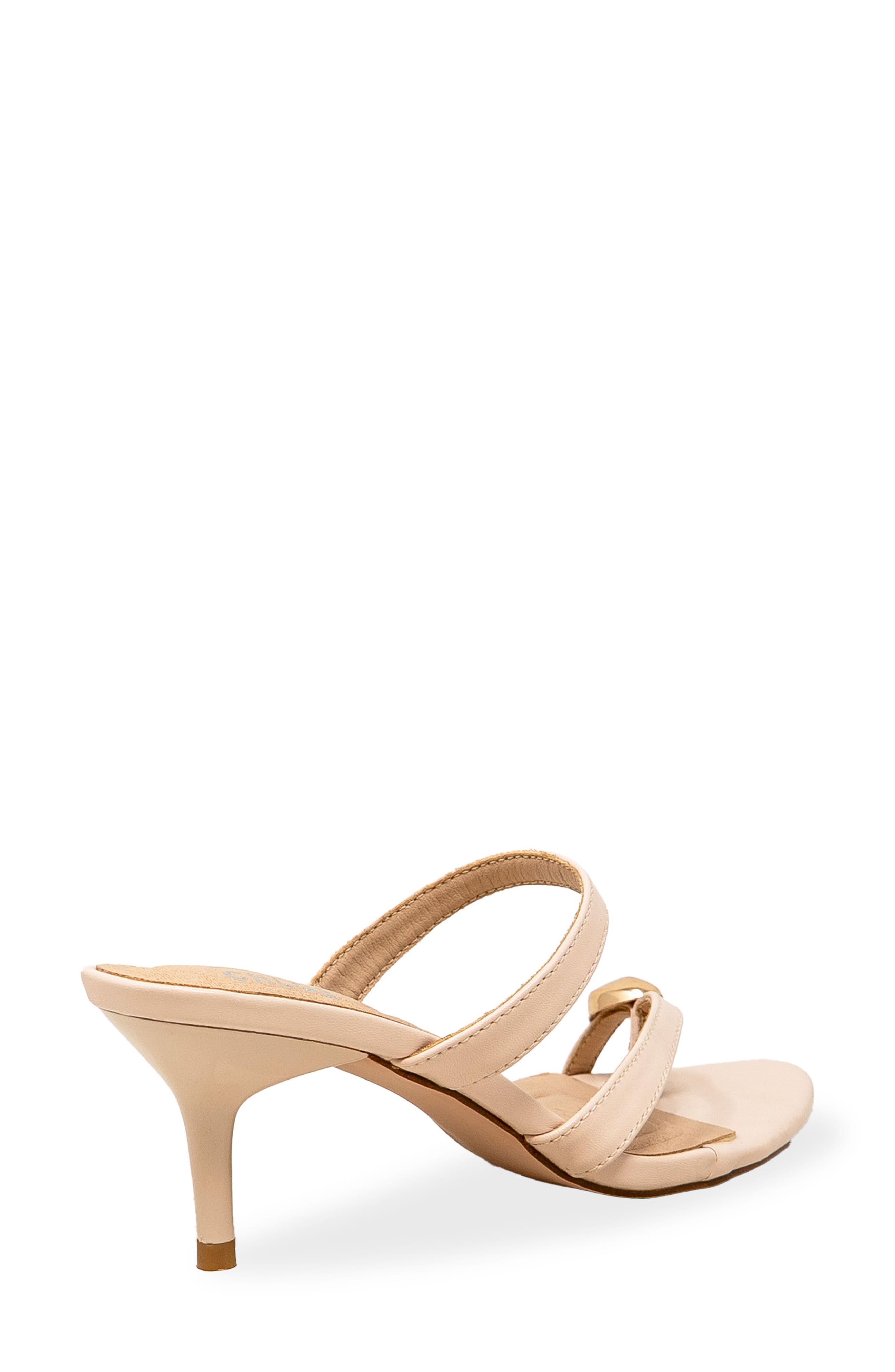 Post Toe Kitten Heel Mule Sandal, Alternate, color, NUDE