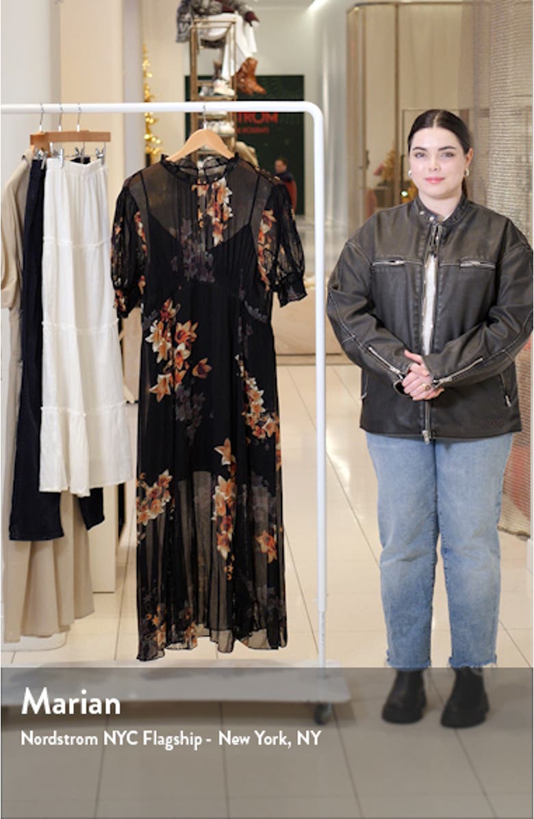 Laverna Stargazer Floral Print Dress, sales video thumbnail