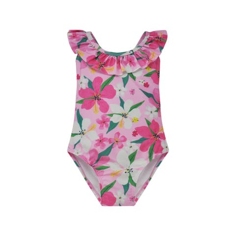 UPF 50+ Mindy Crossback swimsuit for Girls