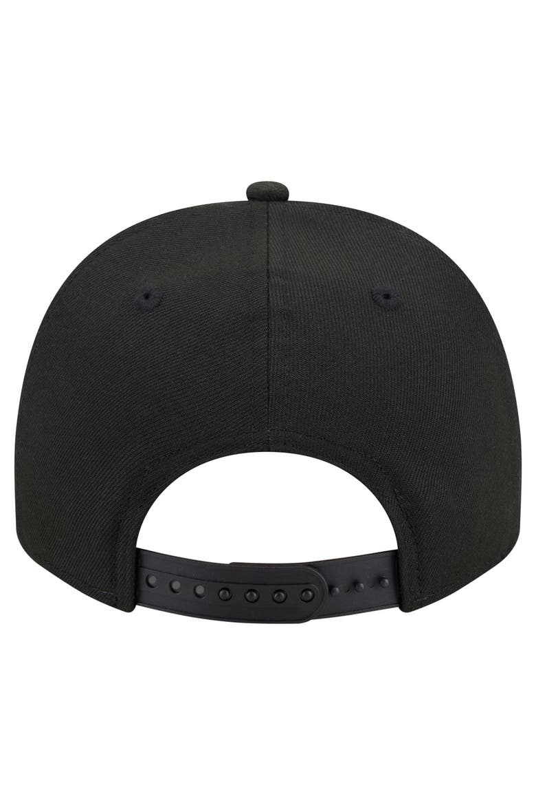 Men's New Era  Black Boston Red Sox Motion A-Frame 9FIFTY Snapback Hat, Alternate, color, Black