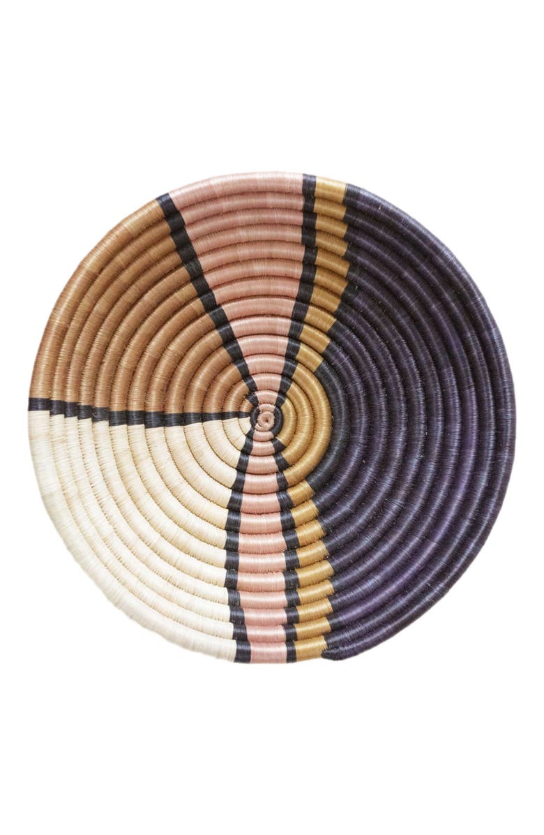 indego africa Stained Glass Plateau, Main, color, Dark Blue, Tan, Blush