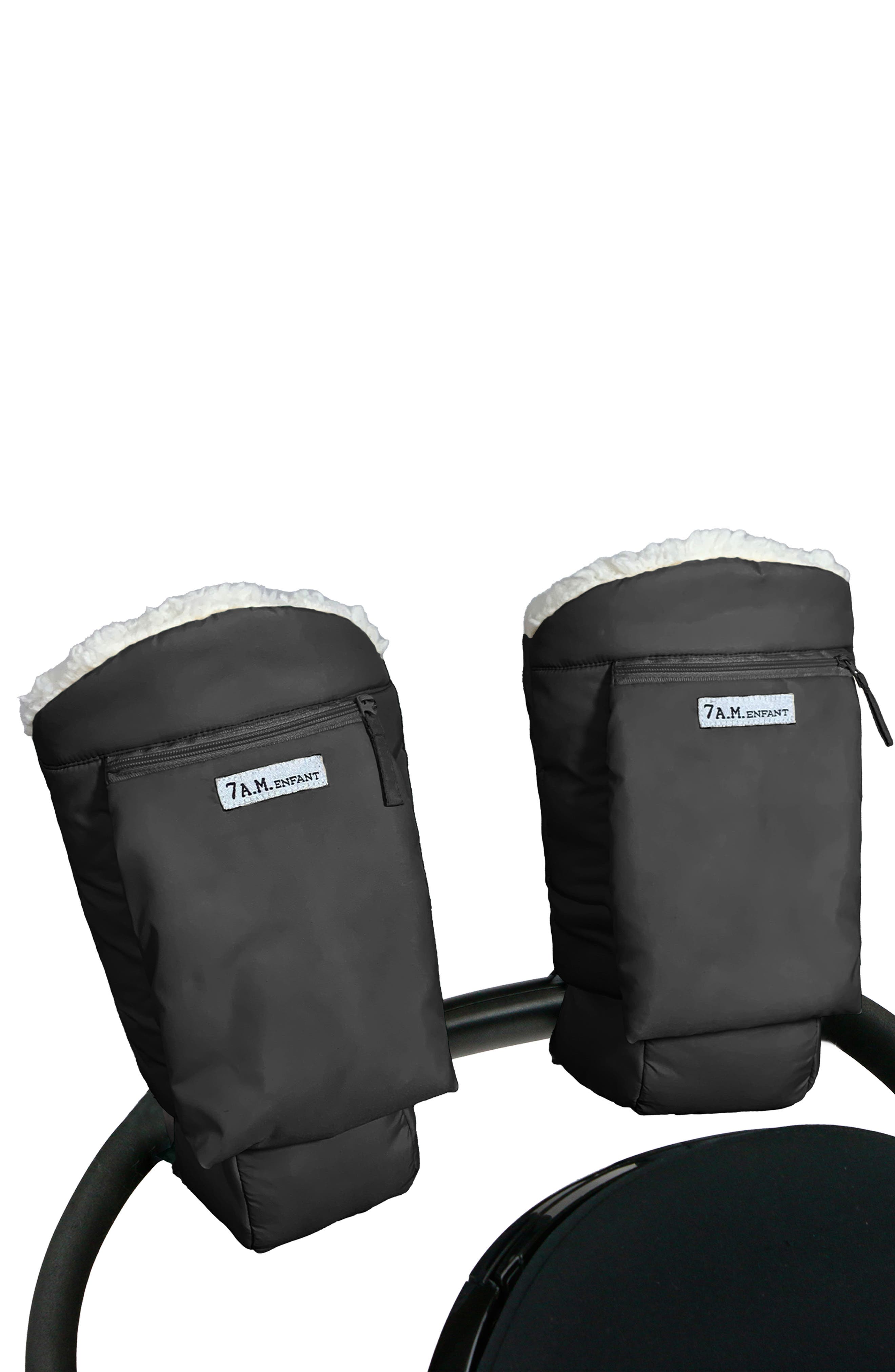 7 A.M. Enfant Warmmuffs Stroller Muffs in Black 