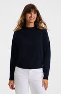 Lands' End CashTouch Drop Shoulder Mock Neck Sweater