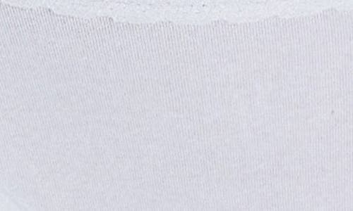 Savage X Fenty Essentials Lace Trim Stretch Cotton Thong In White