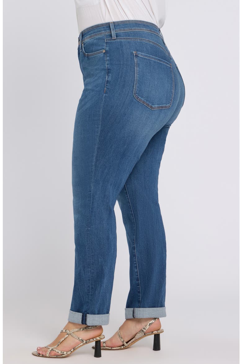 Marilyn Cuffed Straight Leg Jeans, Alternate, color, WILD RIVER