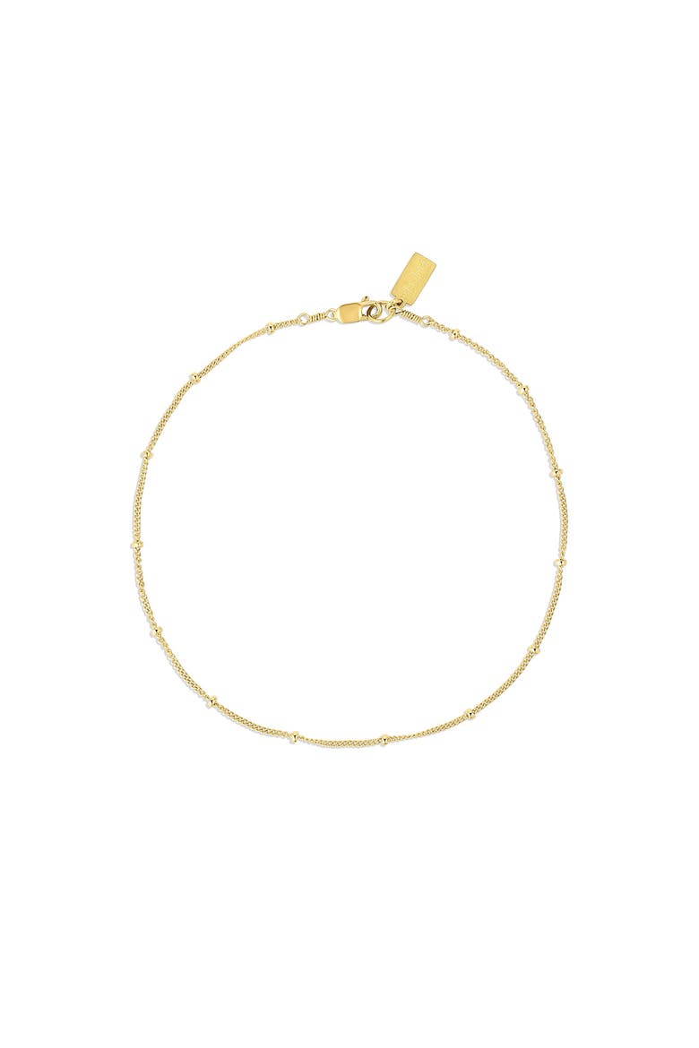 Aria Anklet, Main, color, Gold