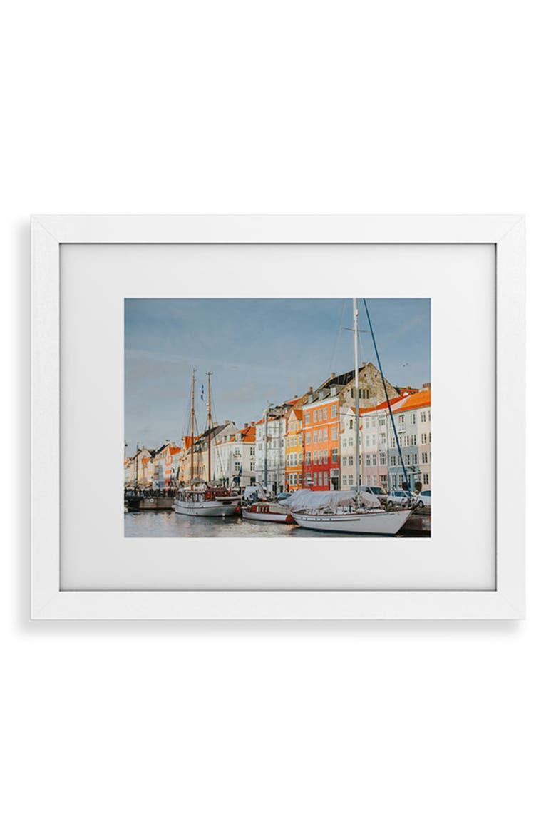 Copenhagen Framed Wall Art, Main, color, WHITE FRAME 8X10
