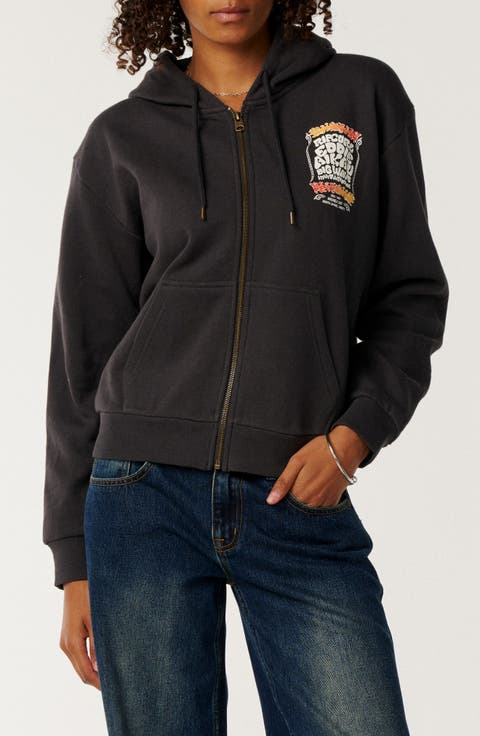 Eddie Big Wave Graphic Fleece Hoodie