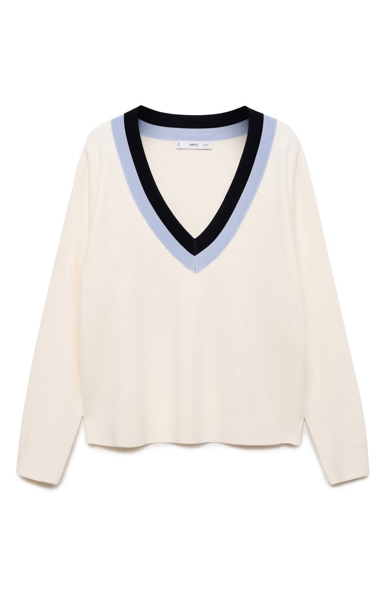 MANGO Liga V-Neck Sweater, Alternate, color,