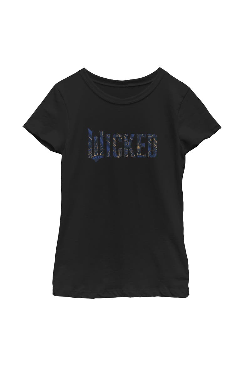 Girls' Official Geometric Logo T-Shirt, Main, color, Black