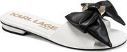 KARL LAGERFELD PARIS Ciaran Flat Slide Sandal