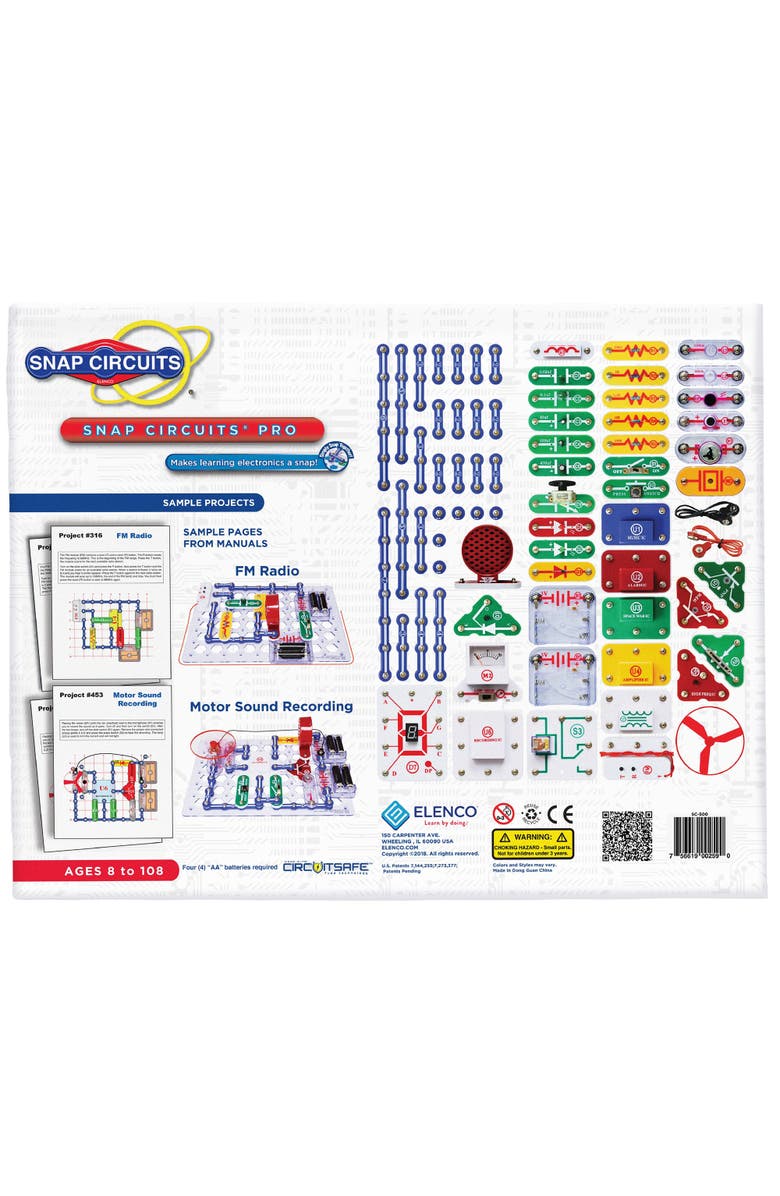Snap Circuits Pro Electronic Science Exploration Kit, Alternate, color, Multicolored