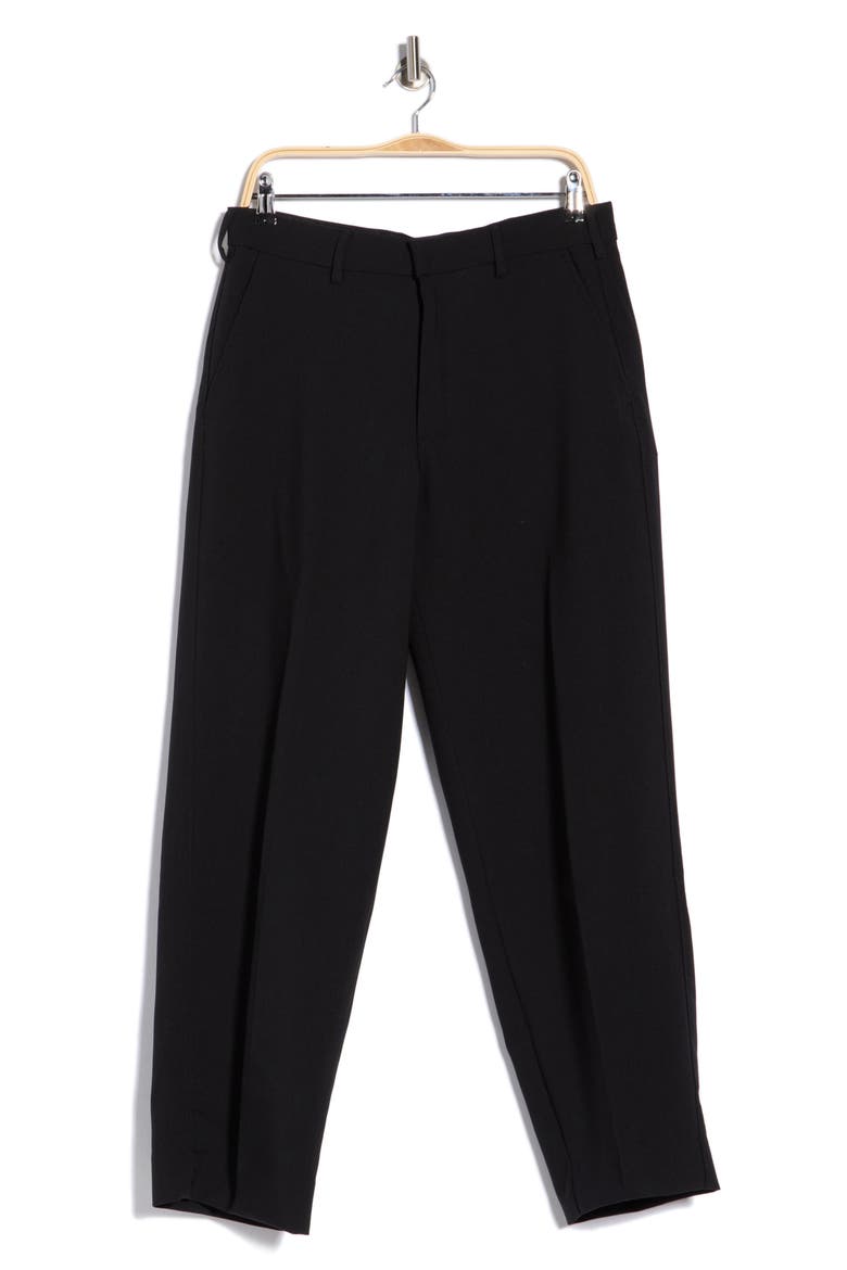 Relaxed Fit Pants, Main, color, BLACK