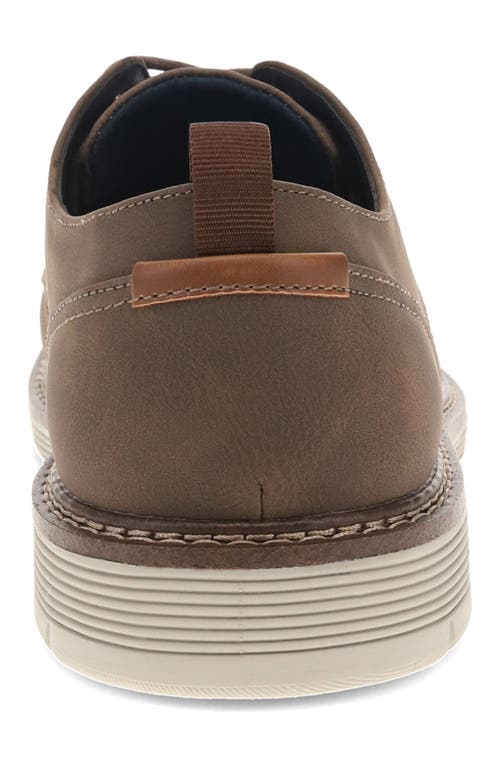Dockers Mens Elmington Synthetic Leather Dress Casual Lace Up Oxford Shoe In Brown