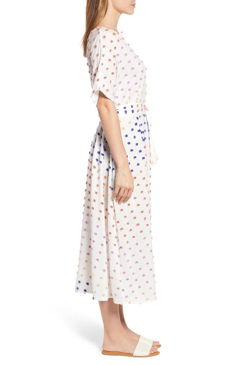 Lou & Grey Split Neck Maxi Dress, Alternate, color, 