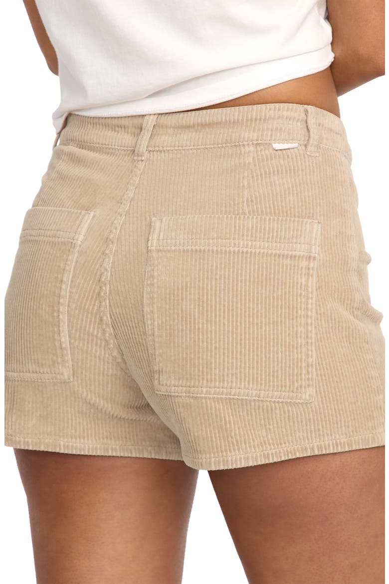 Free Fall Corduroy Shorts, Alternate, color, COBBLESTONE
