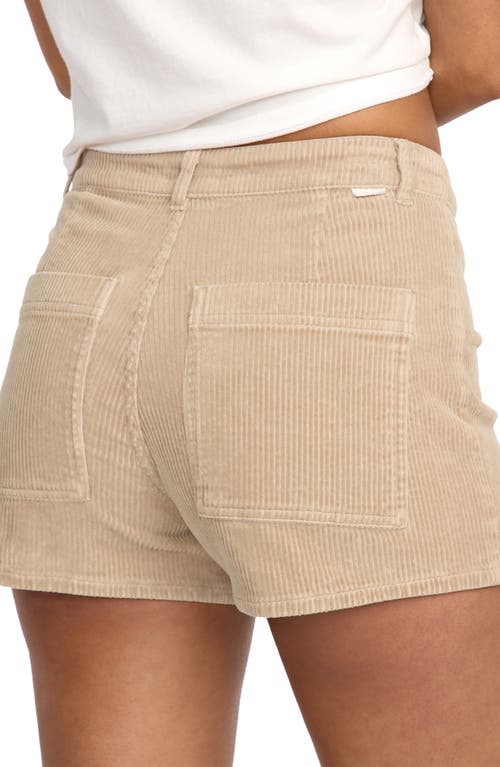 Billabong Free Fall Corduroy Shorts In Brown