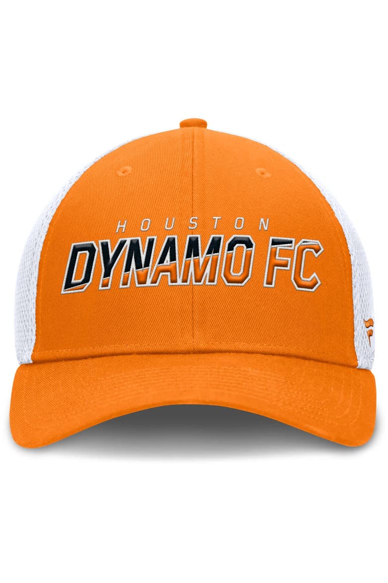 Men's Fanatics Orange Houston Dynamo FC Rocket Flex Hat, Alternate, color, Orange