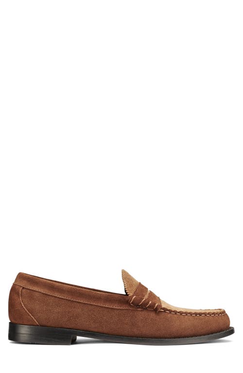 G.h.bass Weejuns® Larson Mixed Media Penny Loafer In Brown