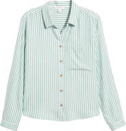 beachlunchlounge Candace Stripe Button-Up Shirt