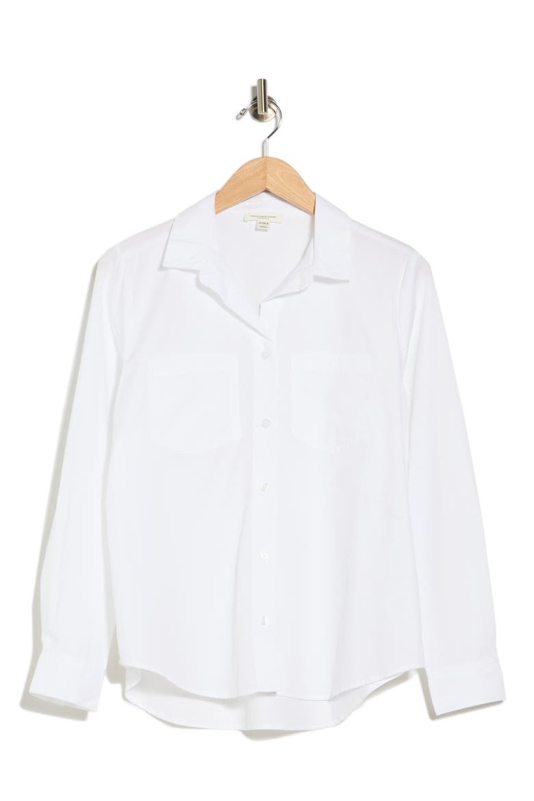 Lissa Button-Up Shirt, Alternate, color, WHITE