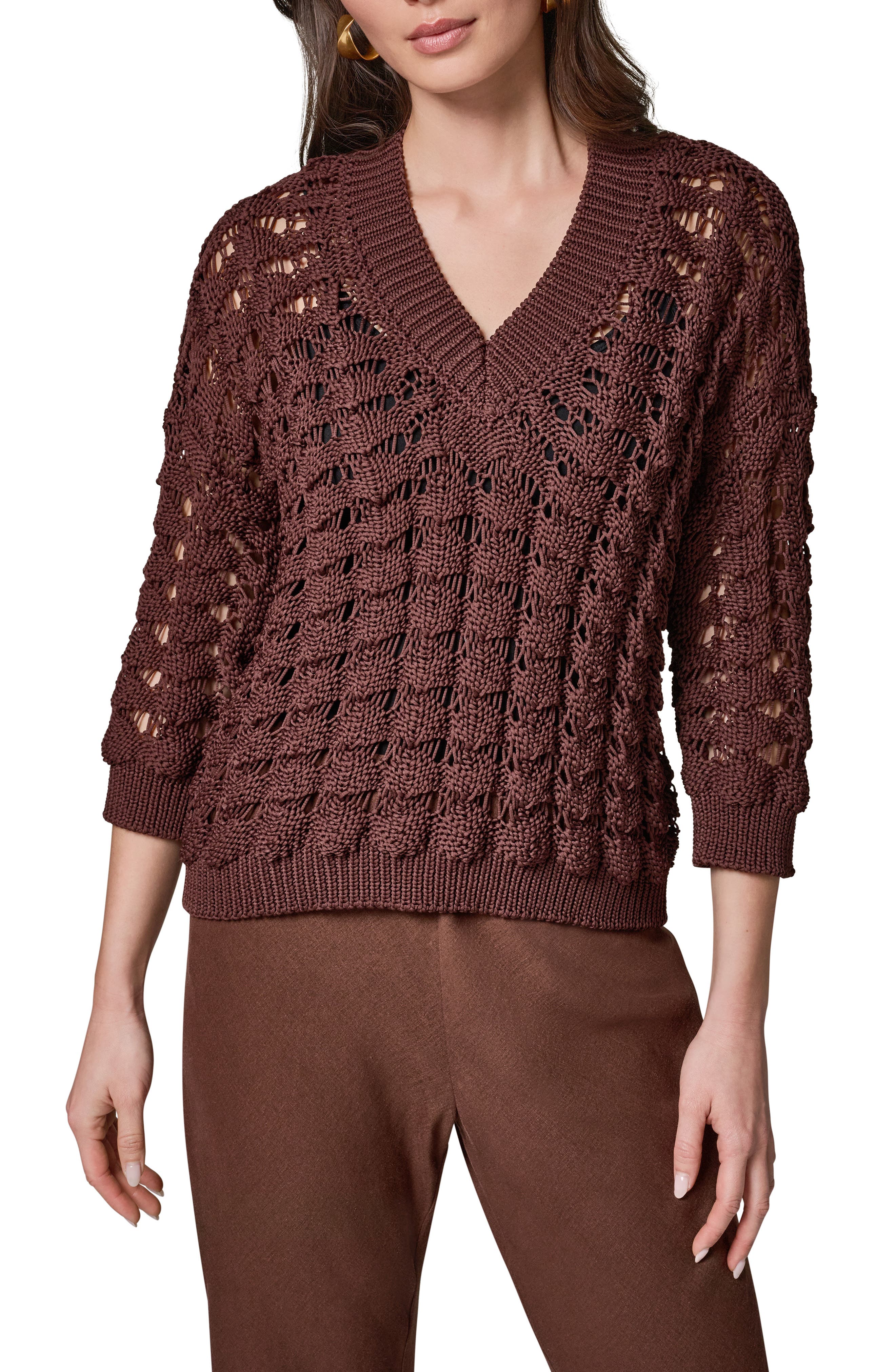 Relaxed Fit V-Neck Sweater - image 3