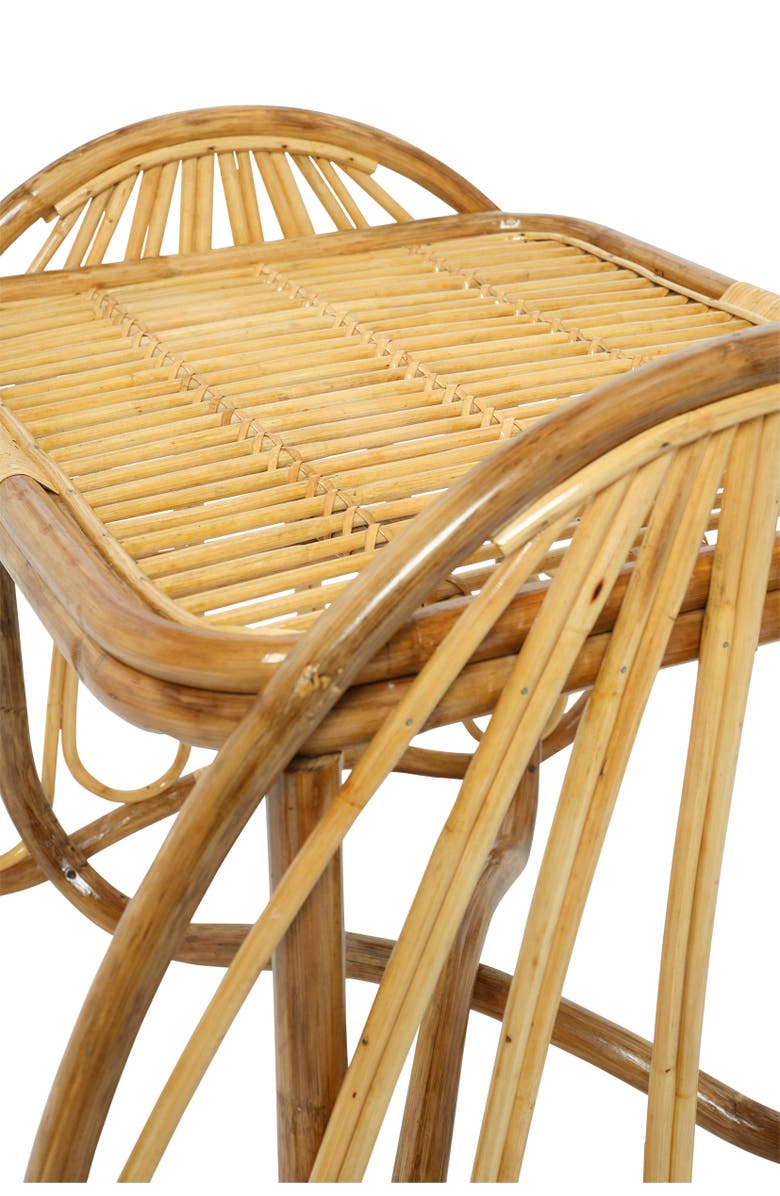 Wicker Village Lily Pad Planter Stool, Alternate, color, Natural - Large