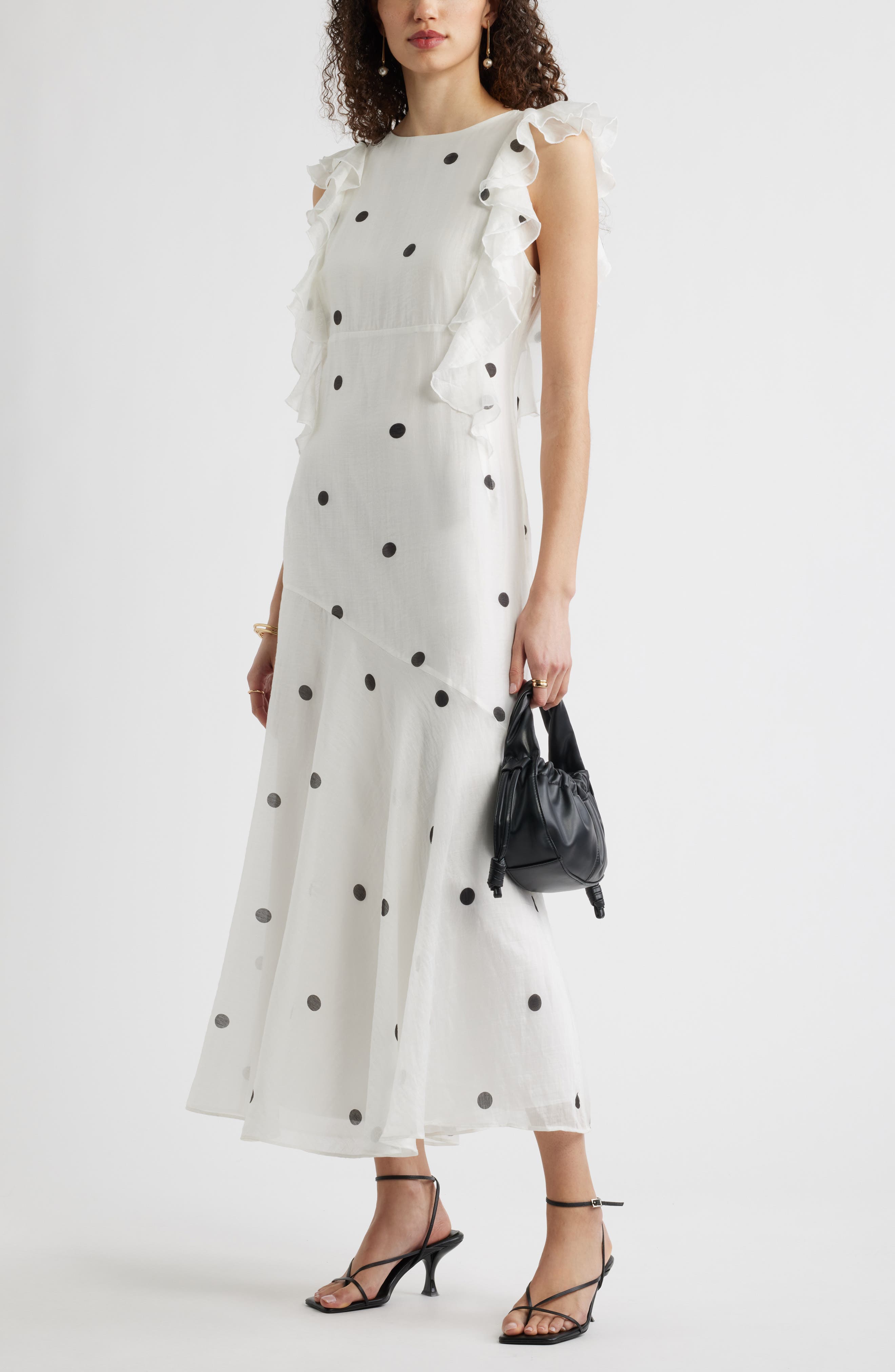Flutter Sleeve Maxi Dress - image 4