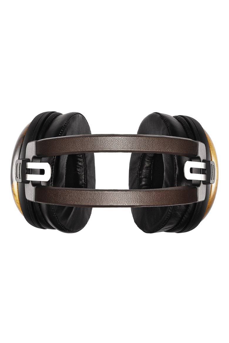 ATH-AWKG Closed-Back Kurogaki Over-Ear Headphones, Alternate, color, Walnut