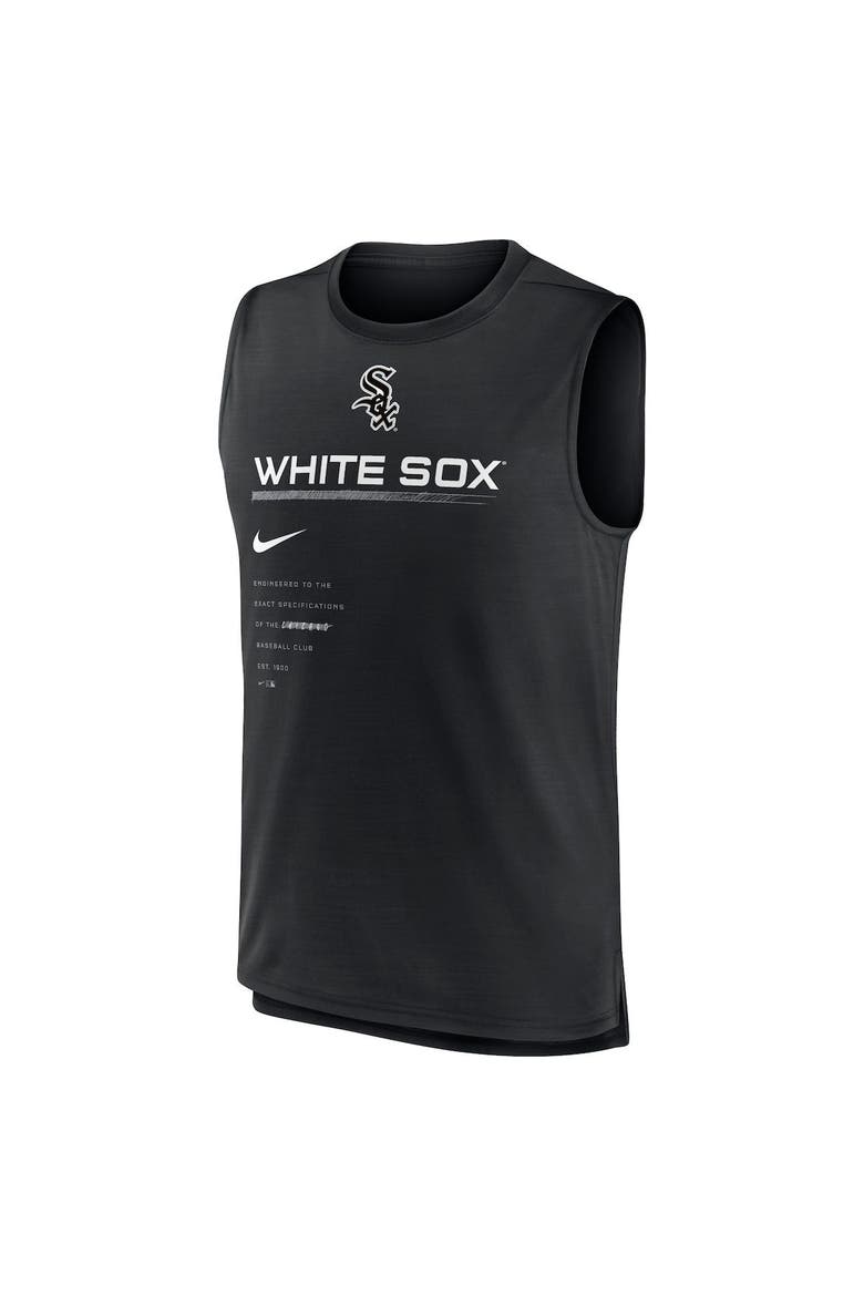 Men's Nike Black Chicago White Sox Exceed Performance Tank Top, Alternate, color, Black