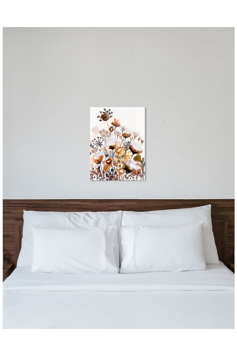 Deep Forest Earthy Brown Canvas Wall Art, Alternate, color, BROWN ORANGE WHITE