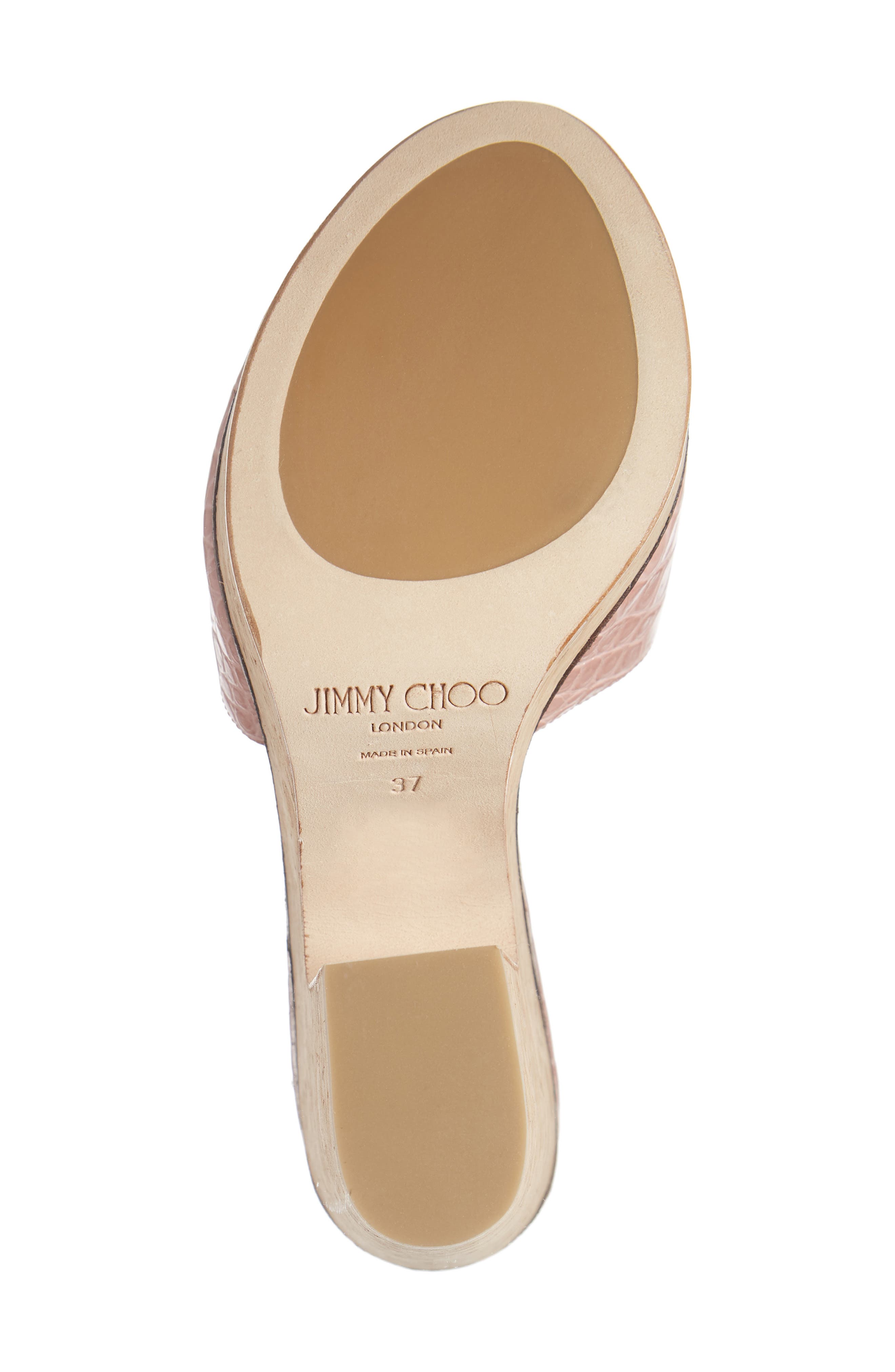 Deedee Croc Embossed Wedge Sandal, Alternate, color, BLUSH