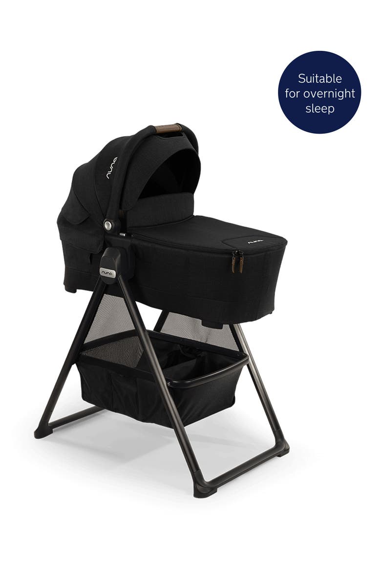 lytl series™ bassinet + stand, Alternate, color, CAVIAR/COGNAC