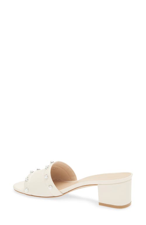 STUART WEITZMAN STUART WEITZMAN FAUX PEARL SLIDE SANDAL