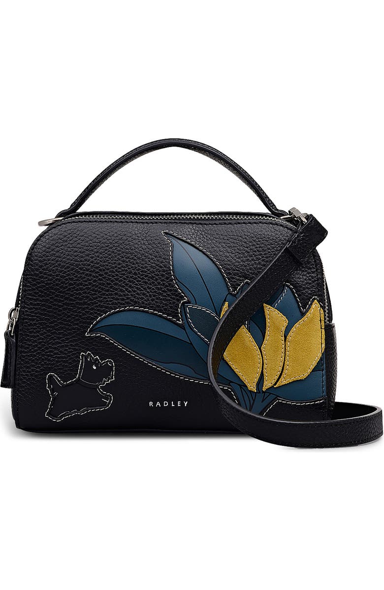 Radley Nature Blooms Crossbody Bag, Main, color, Black