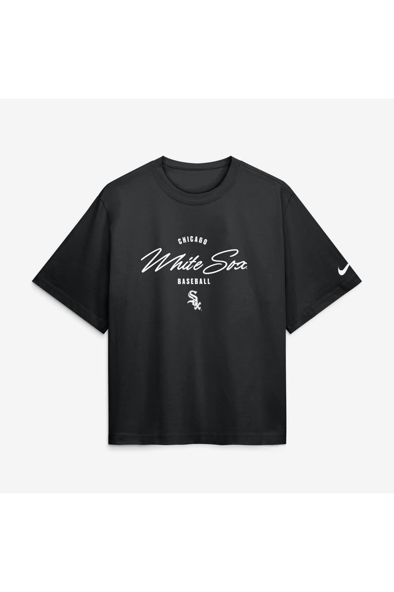 Women's Nike Munetaka Murakami Black Chicago White Sox Premium Essentials Boxy Name & Number T-Shirt, Alternate, color, Black