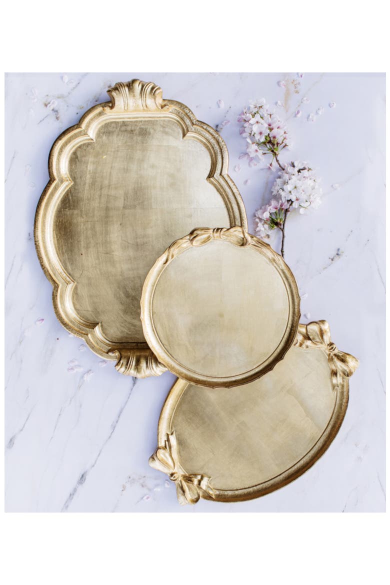 Florentine Large Wood Tray, Alternate, color, GOLD