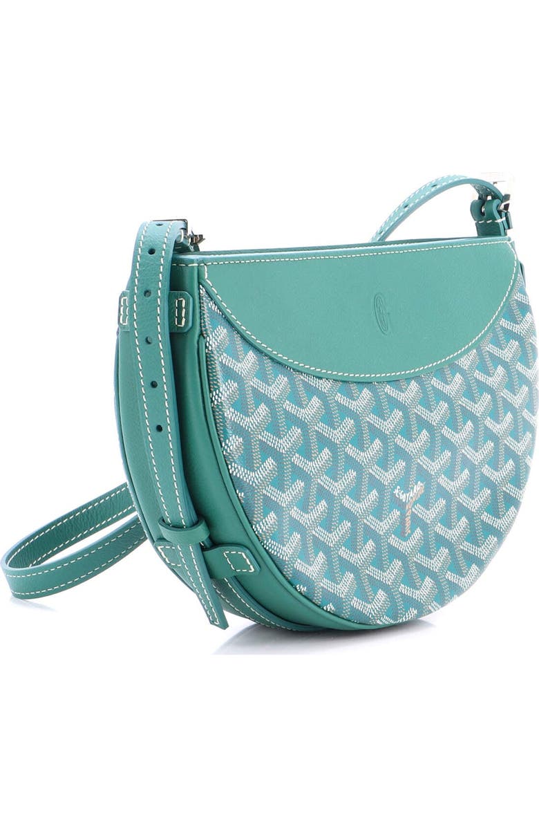 Pre-Owned Goyard Hirondelle Shoulder Bag Coated Canvas and Leather, Alternate, color, Green