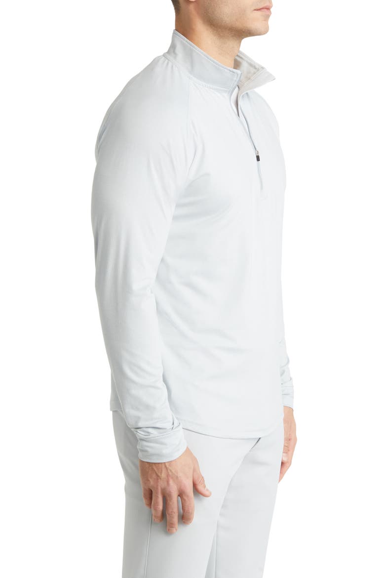 Hayes Half Zip Golf Pullover, Alternate, color, CLOUD HEATHER