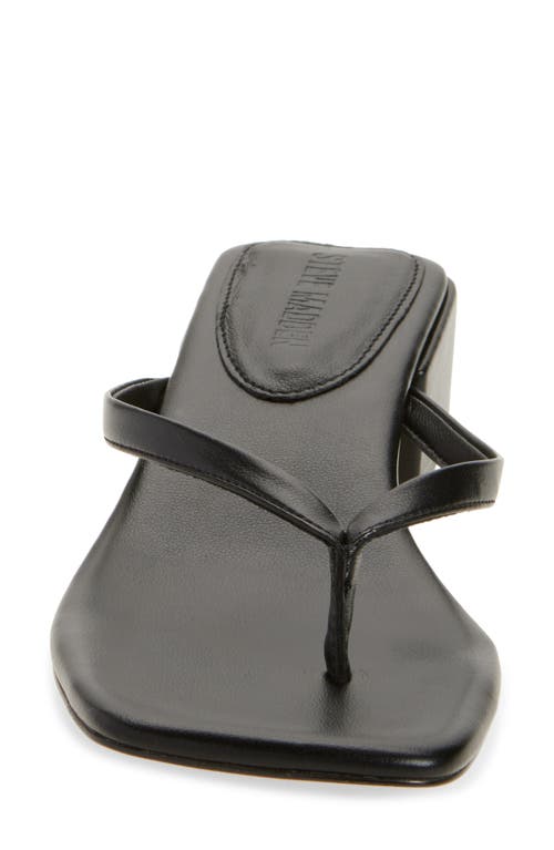 Steve Madden Caribbean Flip Flop In Black