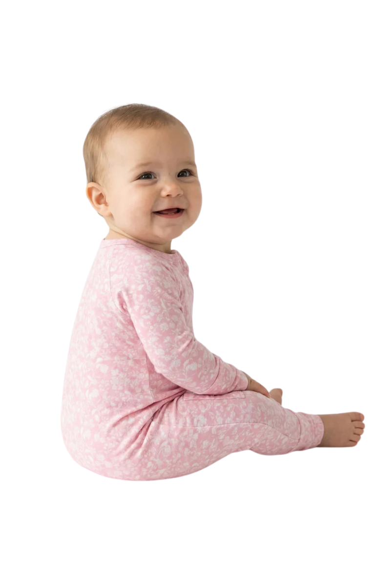 Long Sleeve Buttery Soft Sleeper, Alternate, color, Petite Fleur