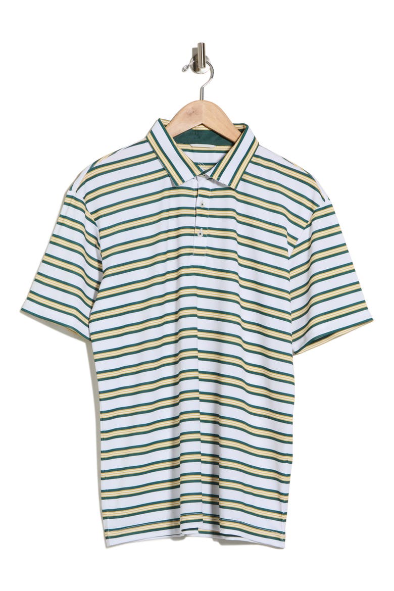Vanness Performance Piqué Polo, Alternate, color, FOREST