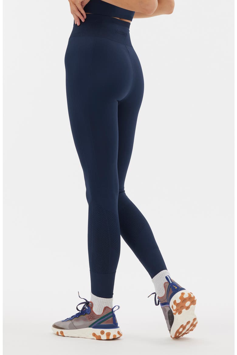 Sophia Rib High Waist Legging, Alternate, color, NAVY